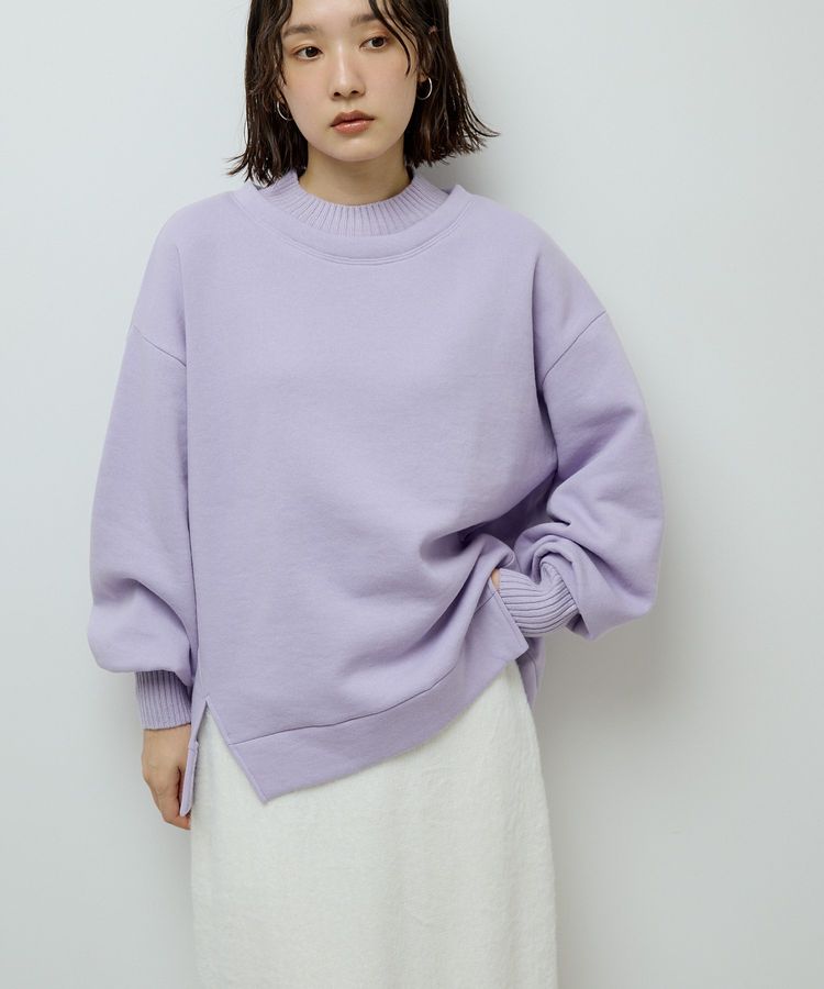 リブドッキング裏起毛プルオーバー/Green Parks（グリーン パークス