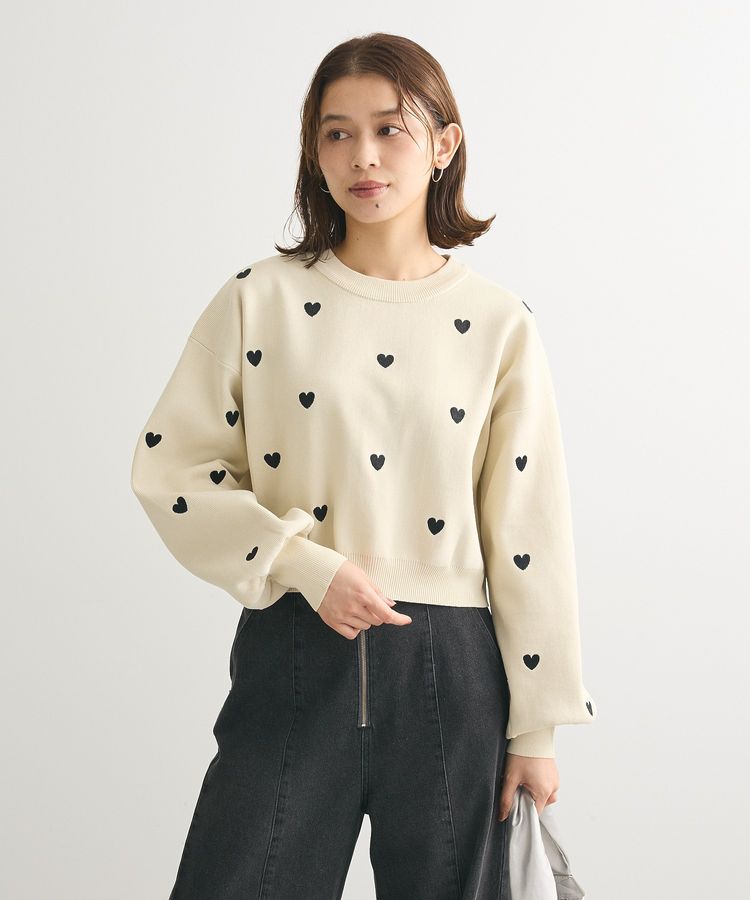 swing by ハート刺繍ニット/Green Parks（グリーン パークス）のニット