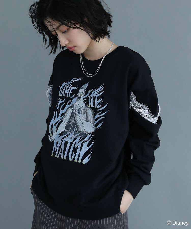 BiSH FR2 グラフィックプリント スウェット ブラック (M) スウェット裏