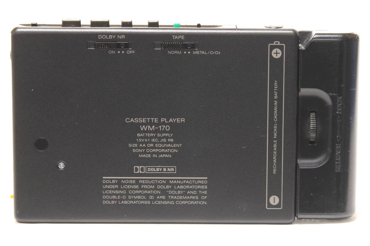 Sony WM-170 ▷ Walkman.land