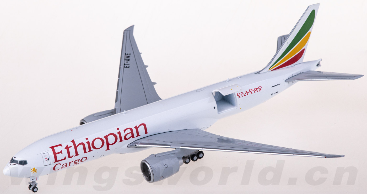 エチオピア航空カーゴ 777F ET-AWE 1/400 エチオピア航空カーゴ 777F