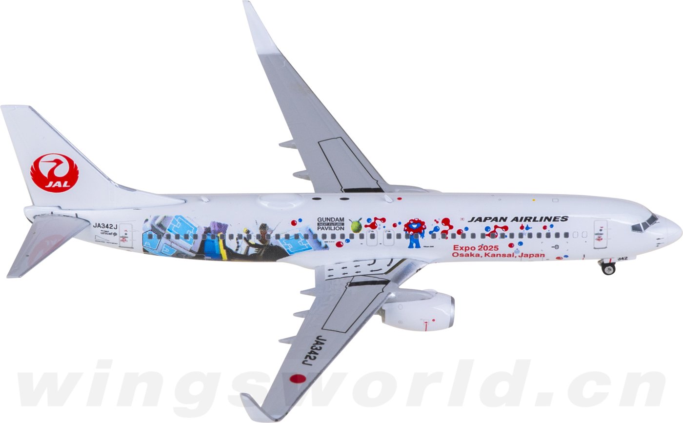 phoenix 1/400 JAL B737-846 JA342J ガンダム