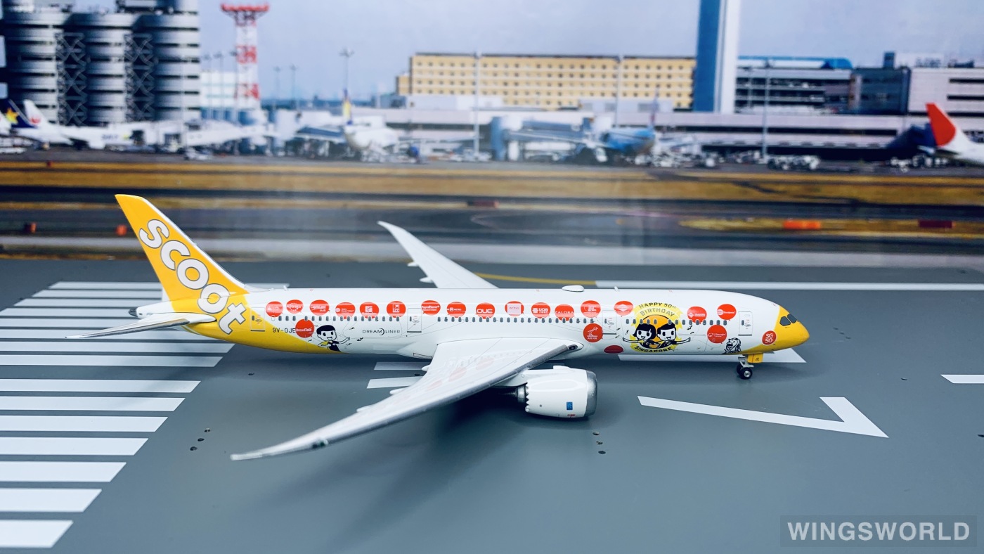 Phoenix B787-9 Scoot 50周年記念 1/400 Phoenix B787-9 Scoot 50周年