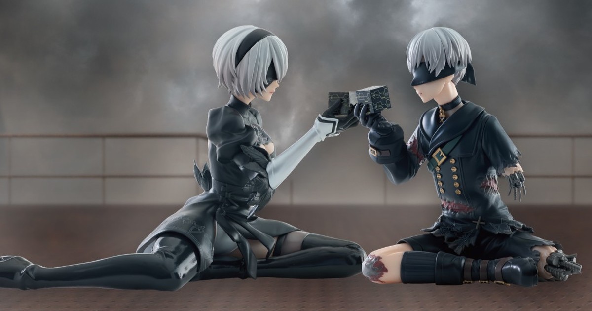 一番くじ NieR:Automata Ver1.1a -人類に栄光あれ-』2Bと9Sの