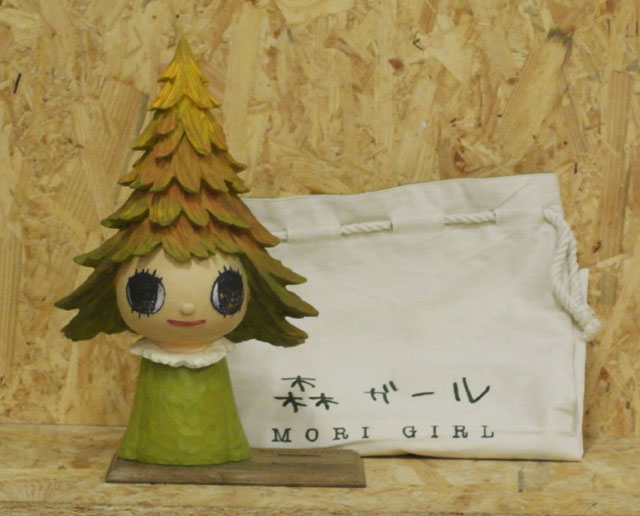 奈良美智作 森子のミニバージョン 奈良美智作 森子のミニバージョン