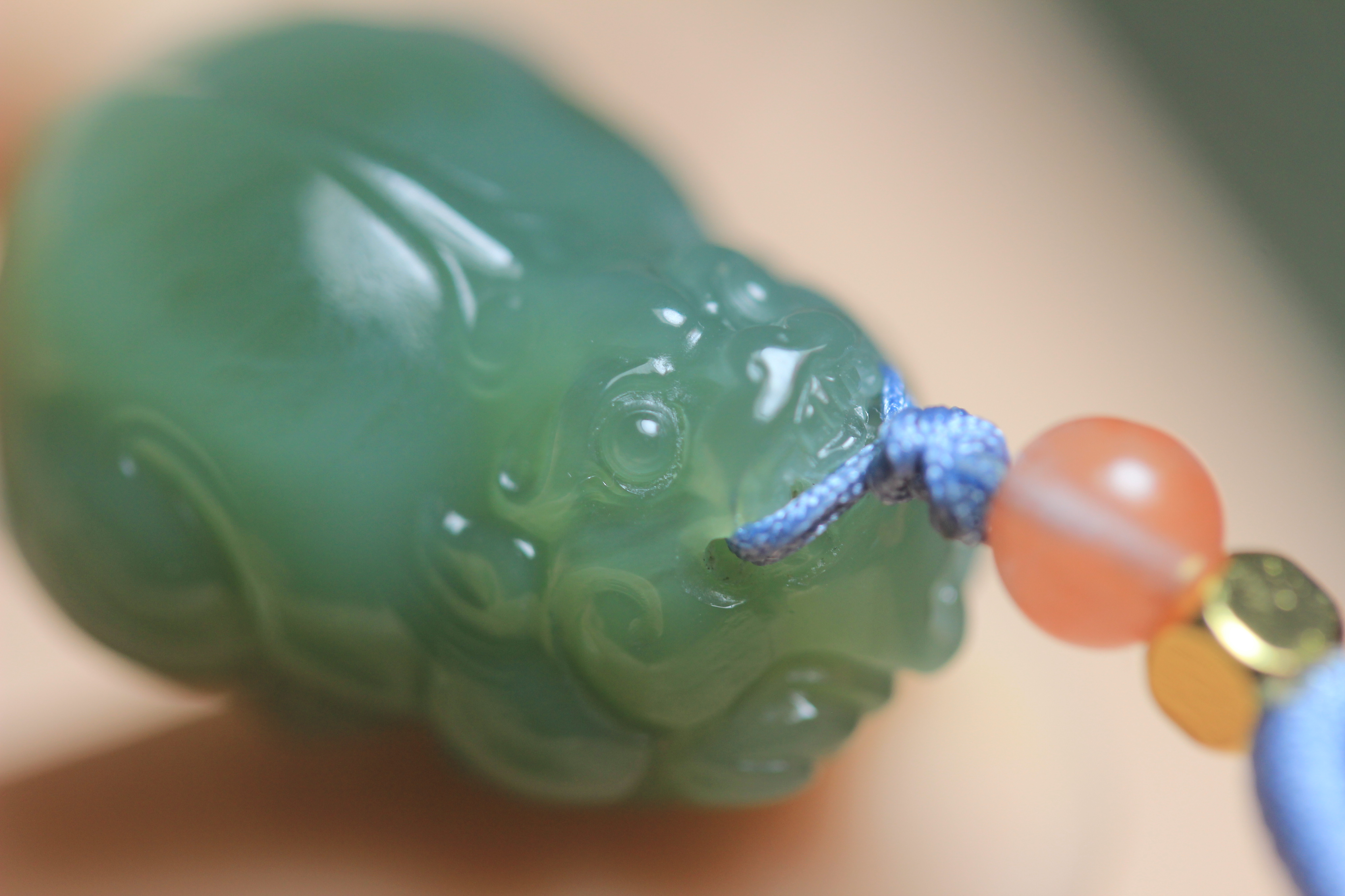 貔貅】天然和田玉項鏈/招財吊墜/神獸瑞獸掛件高品質玉珮/男女翠玉兒