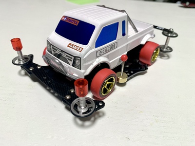 ミニ四駆 K4ギャンボー コンデレカスタム カスタム仕様のやんちゃな