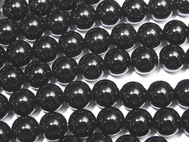 黒瑪瑙 ラウンド6mm 1連｜天然石ビーズの卸問屋・通販ケンケンジェムズ