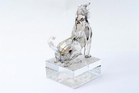 SWAROVSKI スワロフスキー クリスタルガラス 猿 箱付 2点