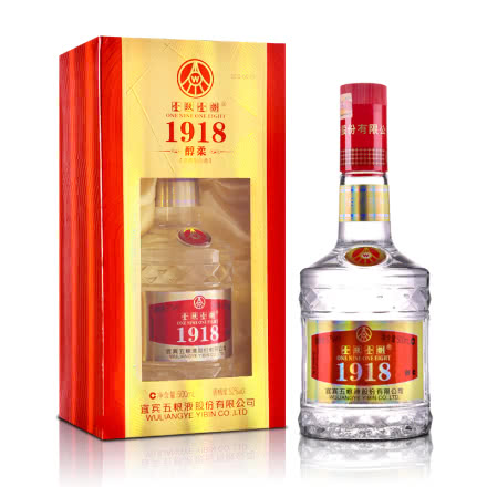52°度五粮液1918醇柔500ml（6瓶装）+53°度贵州茅台镇国酱酒500ml（3