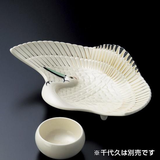 向付 染付 七福神 5客 明治 大正 昭和初期 銘 変形皿 小皿 その2 向付
