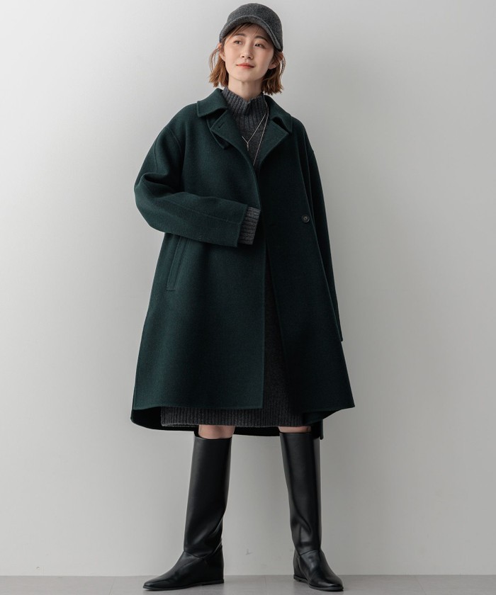 滝沢眞規子さん着用/Oggi掲載】MANTECOPure リバーコート(506837354