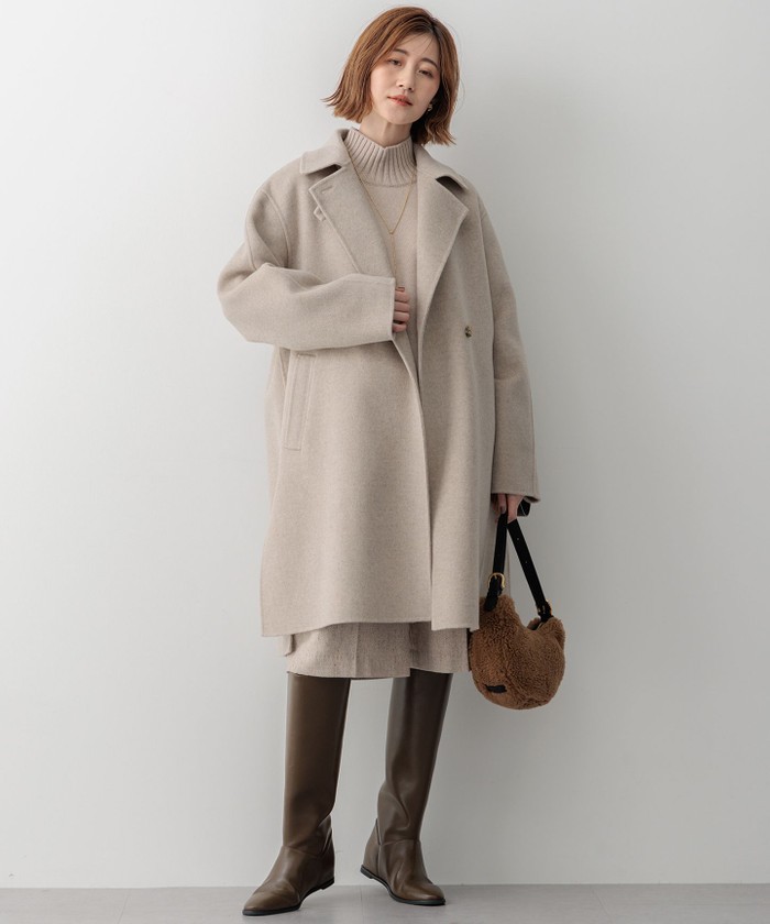 滝沢眞規子さん着用/Oggi掲載】MANTECOPure リバーコート(506837354