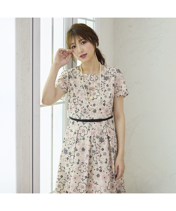 オーガンジー刺繍ワンピース(505412427)｜阪急百貨店公式通販サイト