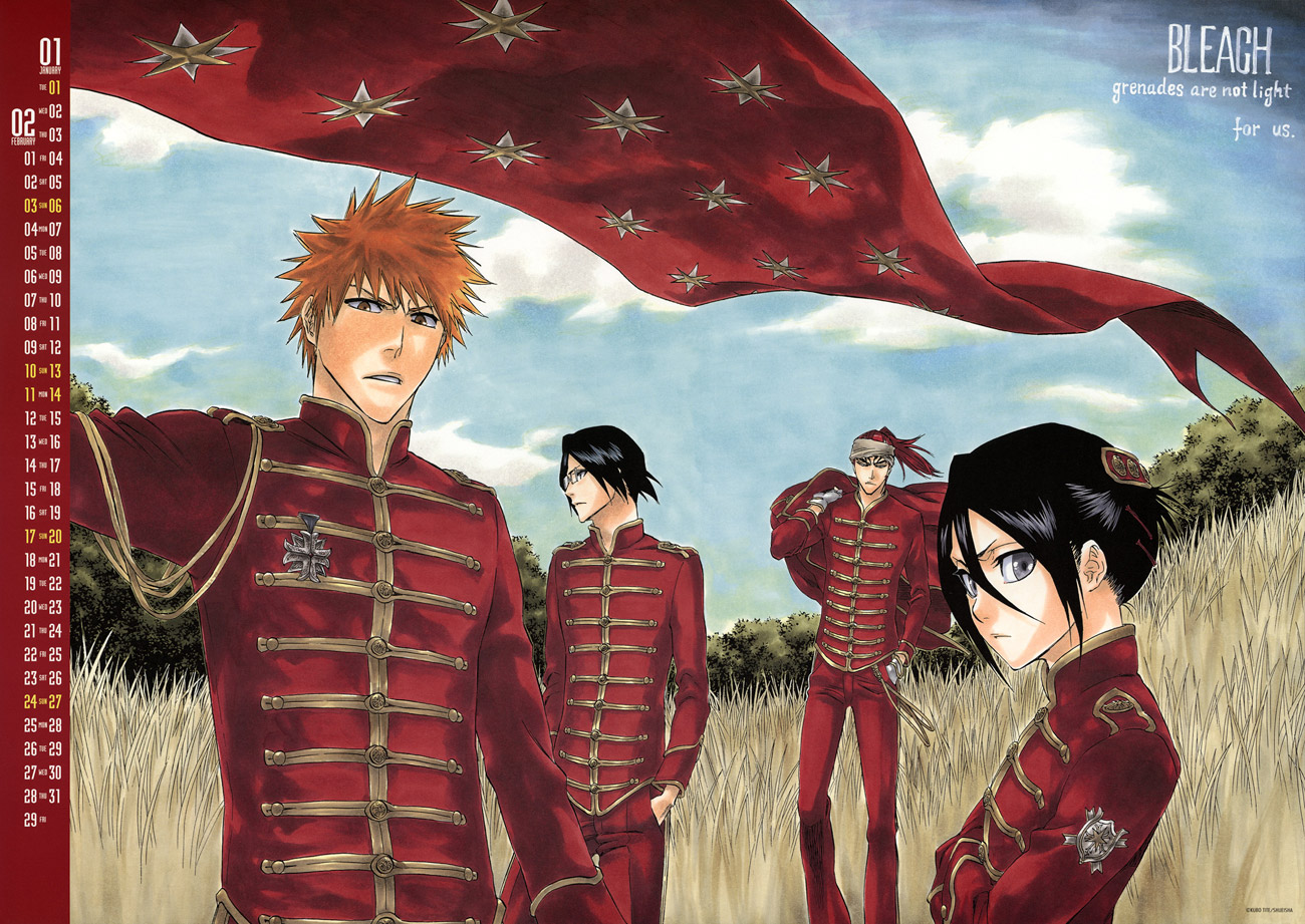 BLEACH カレンダー 2008 2009 ポスター ピンナップ おまとめ BLEACH