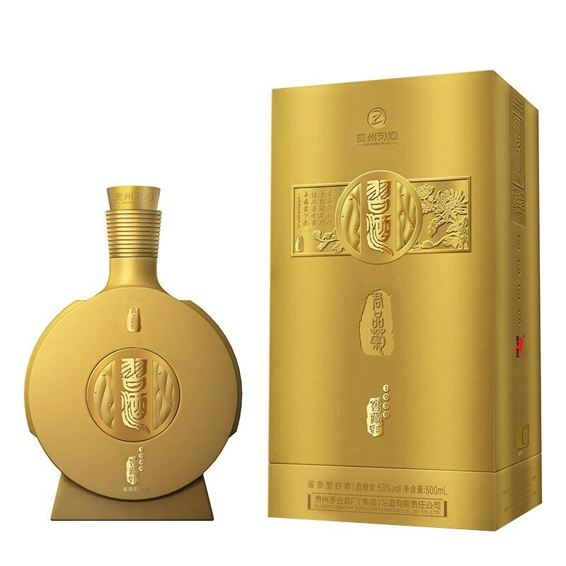 贵州习酒窖藏1988君品菊53度酱香型500ml礼盒单瓶装价格图表-[口感评测