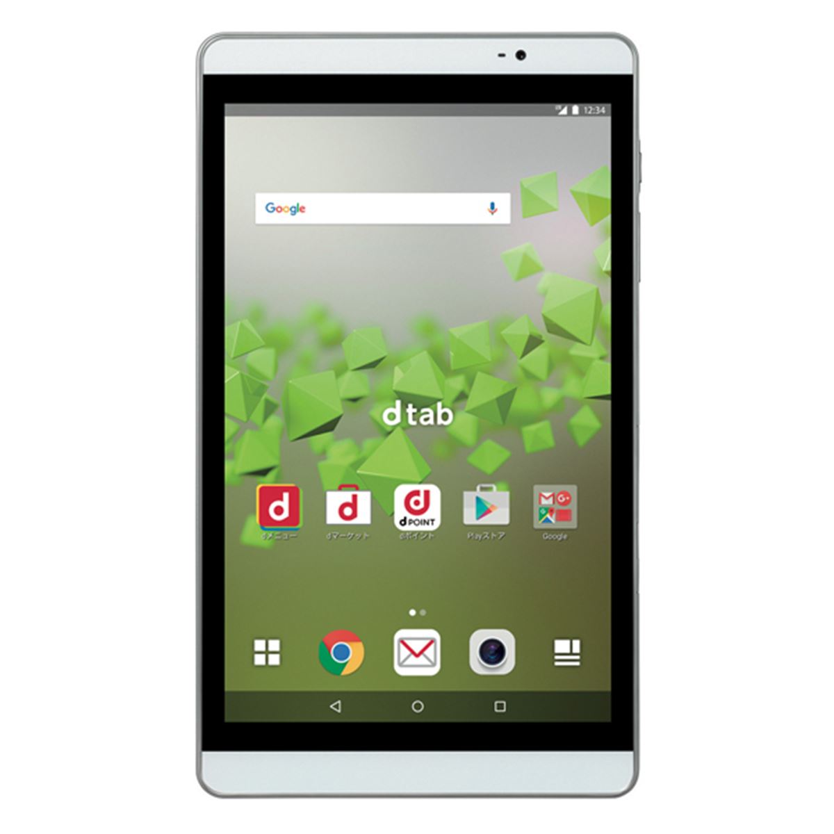 美品 コレクション SIMフリー docomo d-tab d-51C ホワイト eSIM専用