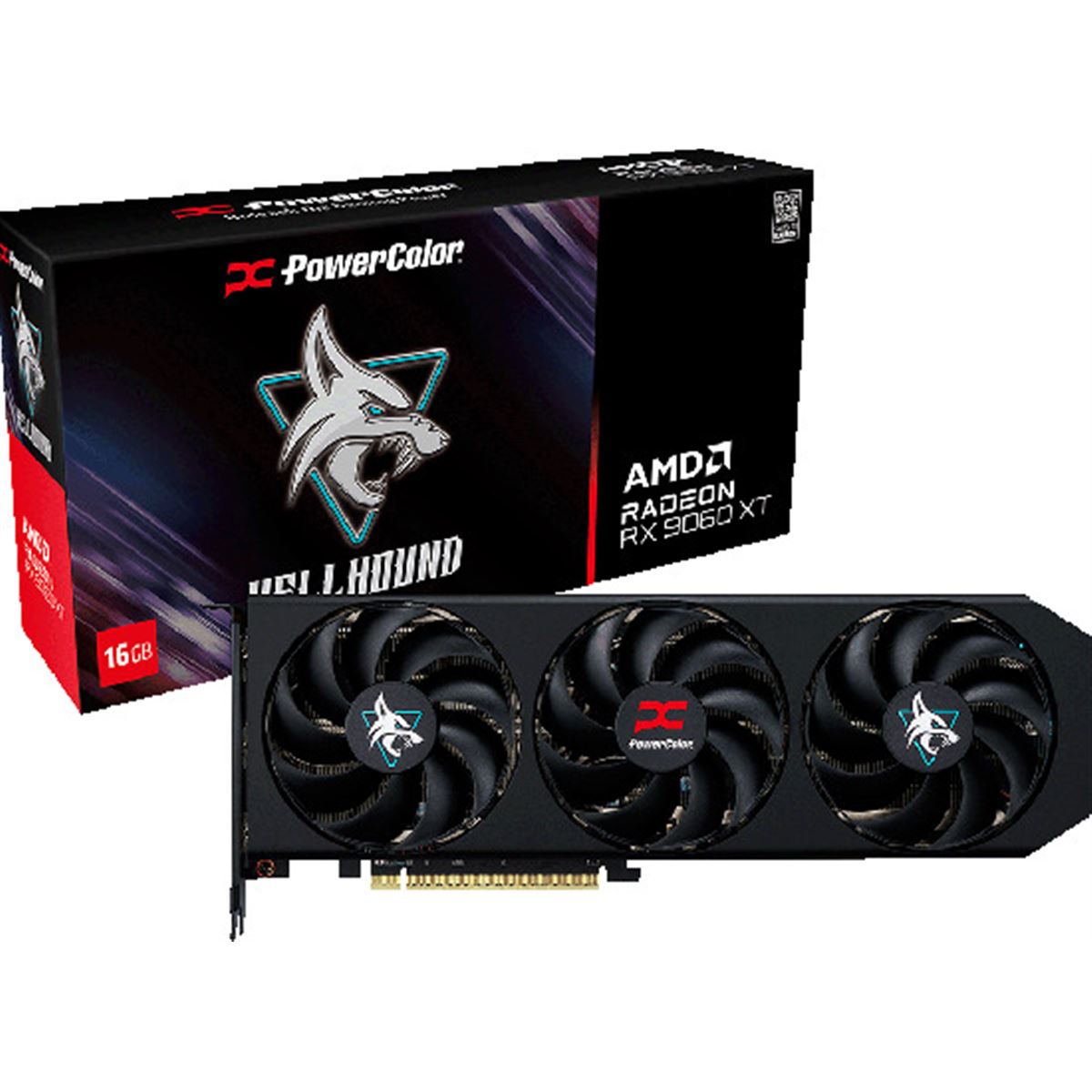 RADEON RX 9060XT 16GB POWERCOLOR 動作確認のみ RADEON RX 9060XT
