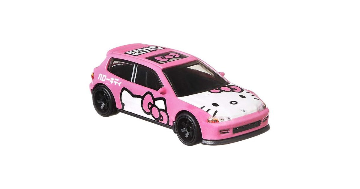 キティちゃんが描かれたシビックなど「ホットウィール カーカルチャー