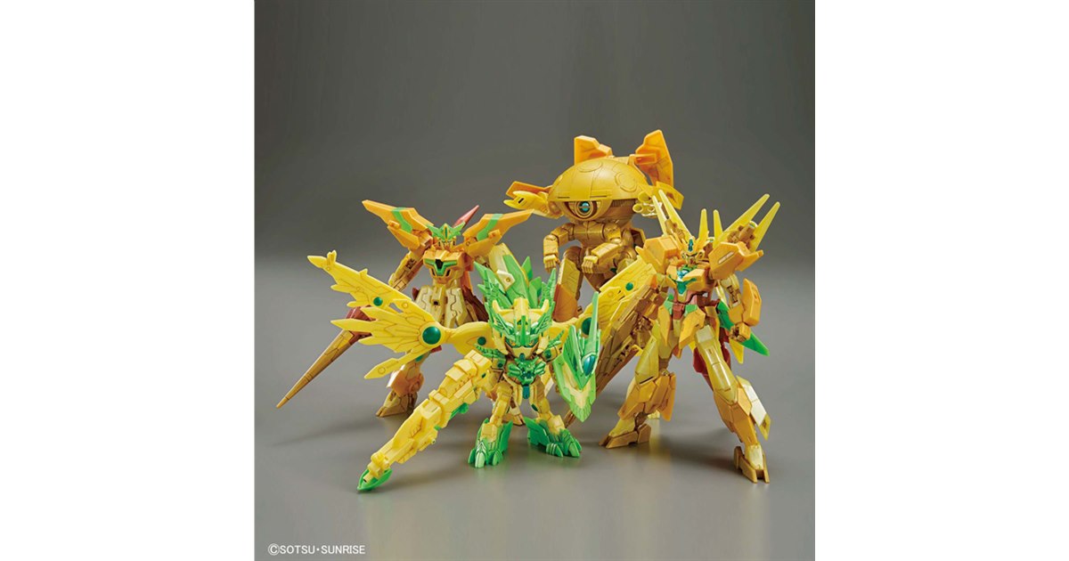 バンダイ、ガンプラ4体セット「HGBD:R 1/144 リライジングガンダム