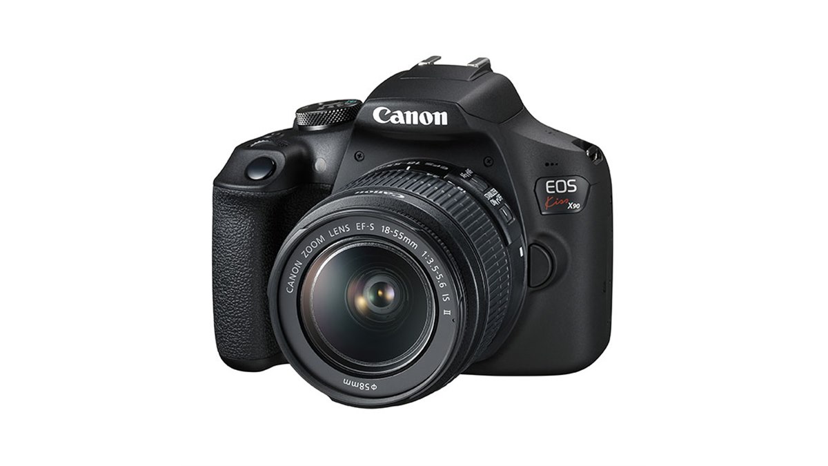 キヤノン、5万円台で2410万画素のエントリー一眼レフ「EOS Kiss X90