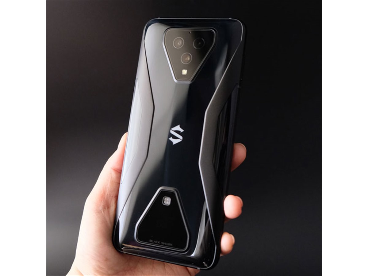 ゲーミングスマホ「Black Shark 3（8GB+128GB）日本モデル」ブラックが