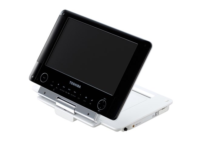 美品】東芝ポータブルDVDプレイヤー REGZA 東芝、ワンセグ内蔵「レグザ