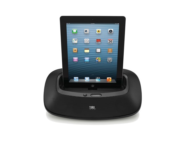 JBL、iPad miniにも対応したLightningコネクタ搭載スピーカー「ONBEAT