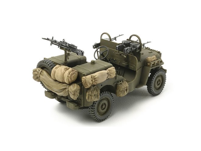 英国「ノルマンディー上陸作戦以降に使用したコマンドカー」の模型が