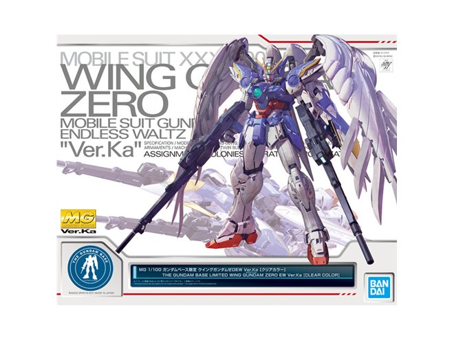 ガンプラ「MG 1/100 ウイングガンダムゼロEW Ver.Ka」限定クリアカラー
