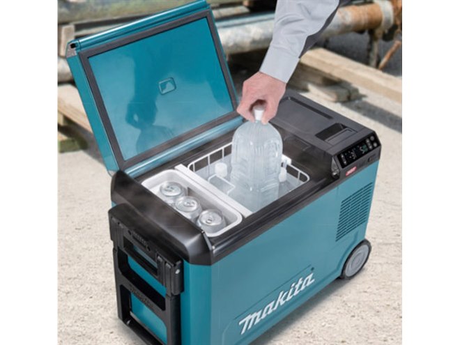 マキタ、2部屋モード切替や両側ドア開閉に対応した容量29Lの「充電式