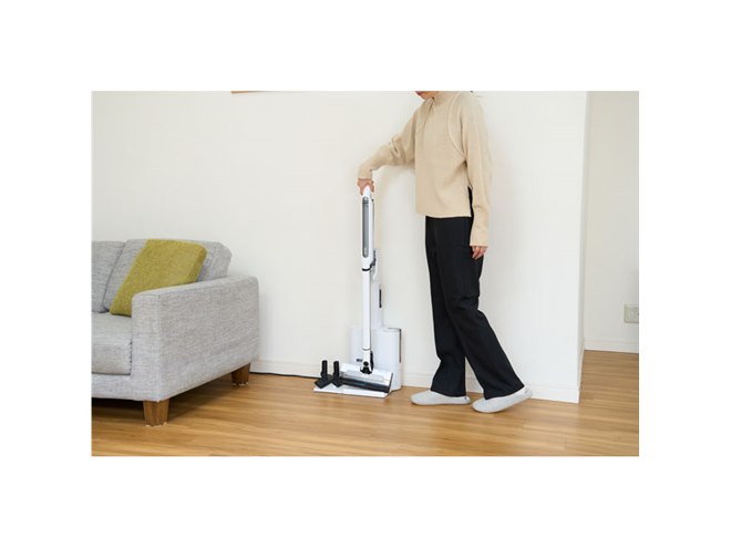 コードレス掃除機 業界初 生体模倣型除塵リング 自動ゴミ収集ドック