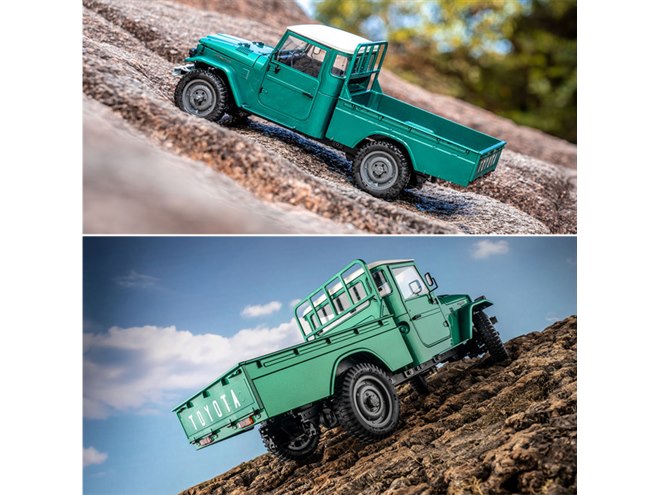 4輪駆動を実現、トヨタ「ランクル ピックアップトラック」の1/12