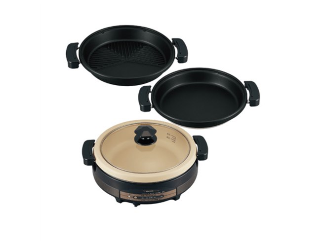 象印、平面付きの遠赤焼肉プレートを備えた電気グリル鍋「あじまる EP