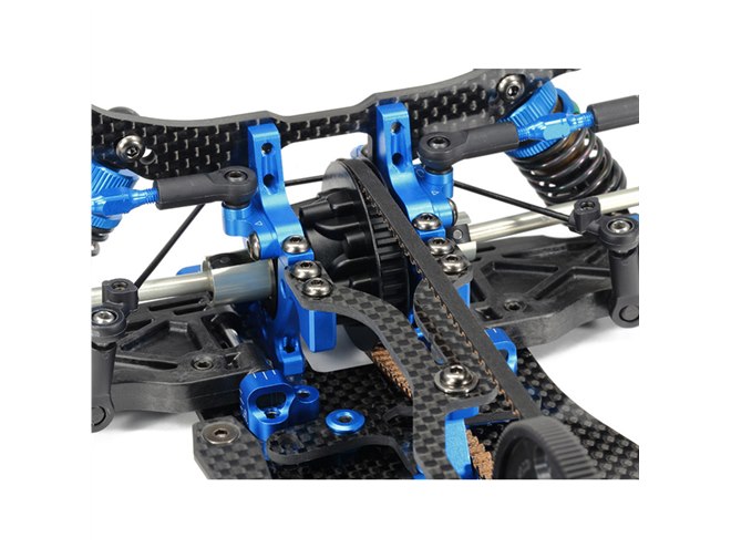限定版 タミヤ TRF417X シャーシキット メカ付き、新品予備フレーム付