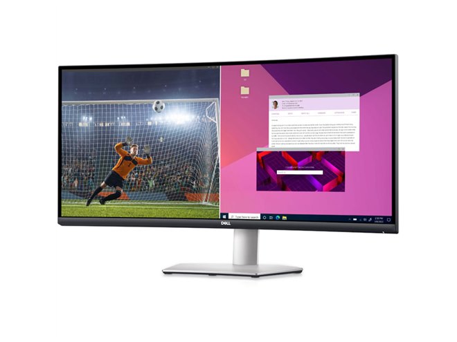 デル、USB Type-C接続対応の34型曲面ウルトラワイドWQHD液晶「S3423DWC