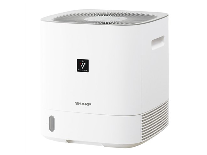 シャープ、物干しラック下に置ける「プラズマクラスター衣類乾燥除湿機
