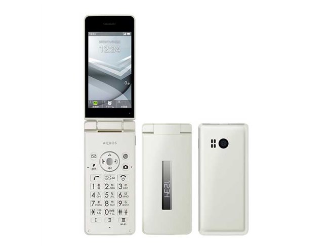 ソフトバンク/ワイモバイル、折りたたみ式携帯電話「AQUOS ケータイ4