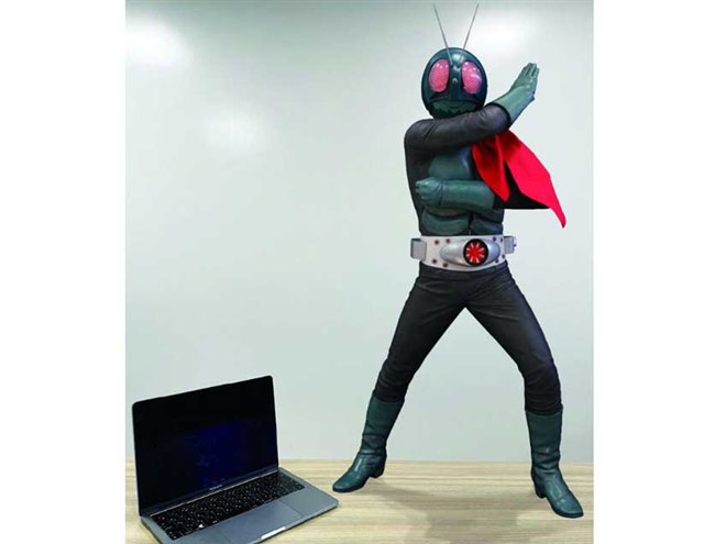 1/2スケールで再現、全高88cmで“圧倒的存在感”の「仮面ライダー1号
