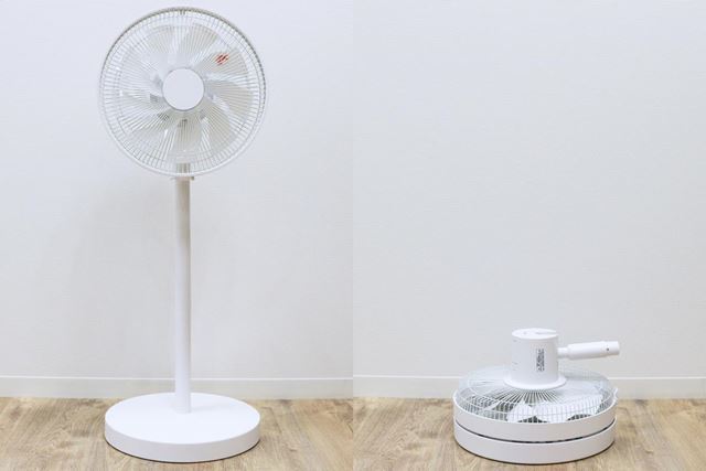 山善 YHX-FGD303 組み立てわずか4 工程！「DC モーター 30cmハイ