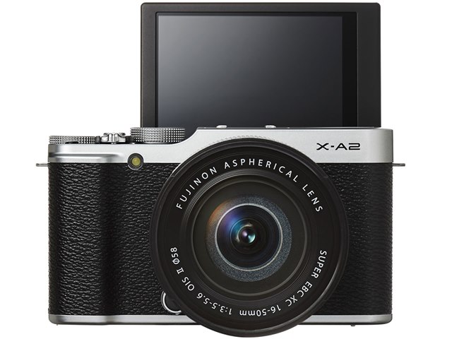 FUJIFILM ミラーレス一眼 X-A2 ダブルズームレンズキット シルバー