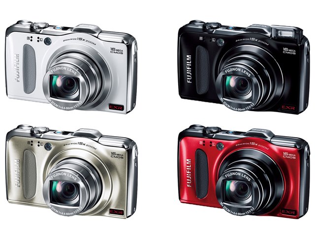 FUJIFILM デジタルカメラ FinePix F600EXR レッド 1600万画素 広角24mm