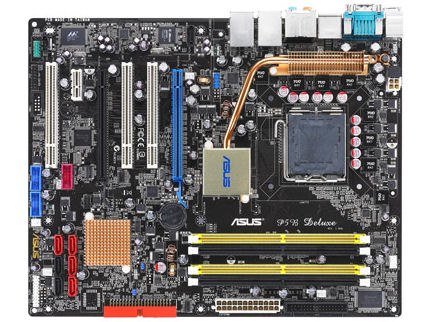 ASUS P5D-E マザーボード + Intel QX6700 CPU＋グラボ ASUS P5D-E