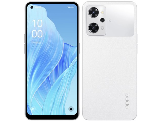 OPPO Reno 9A simフリー ホワイト カメラレンズ割れあり OPPO Reno 9A