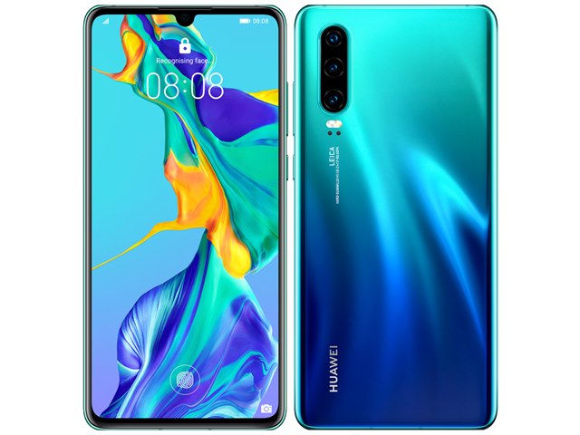 美品 SIMフリー HUAWEI P30 Pro 128GB クリスタル 美品 SIMフリー