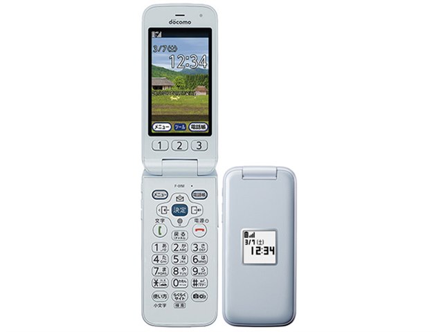 らくらくホン F-01M [ホワイト]の製品画像 - 価格.com