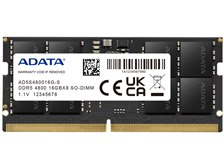 ADATA AD5S480016G-S [SODIMM DDR5 PC5-38400 16GB] 価格比較 - 価格.com
