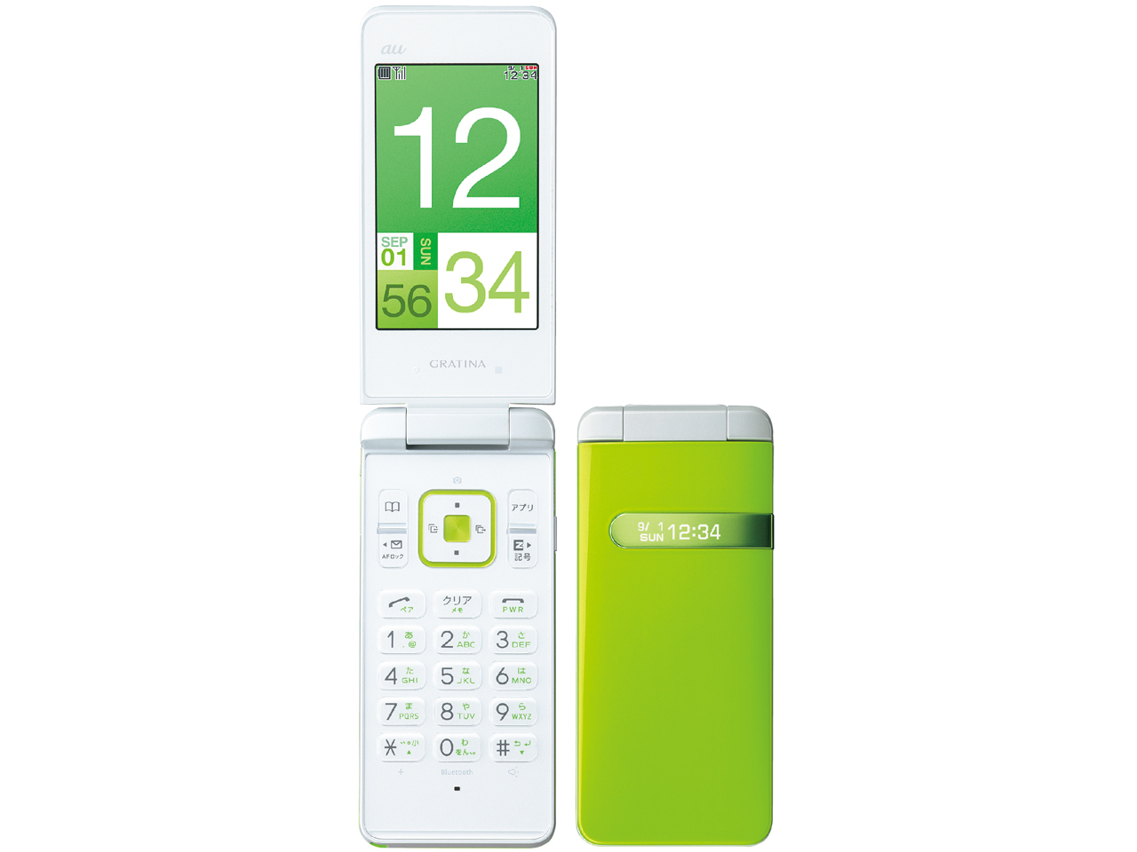 携帯電話本体 au KYOCERA KYY06 Galakei 5552 京セラ GRATINA KYY06