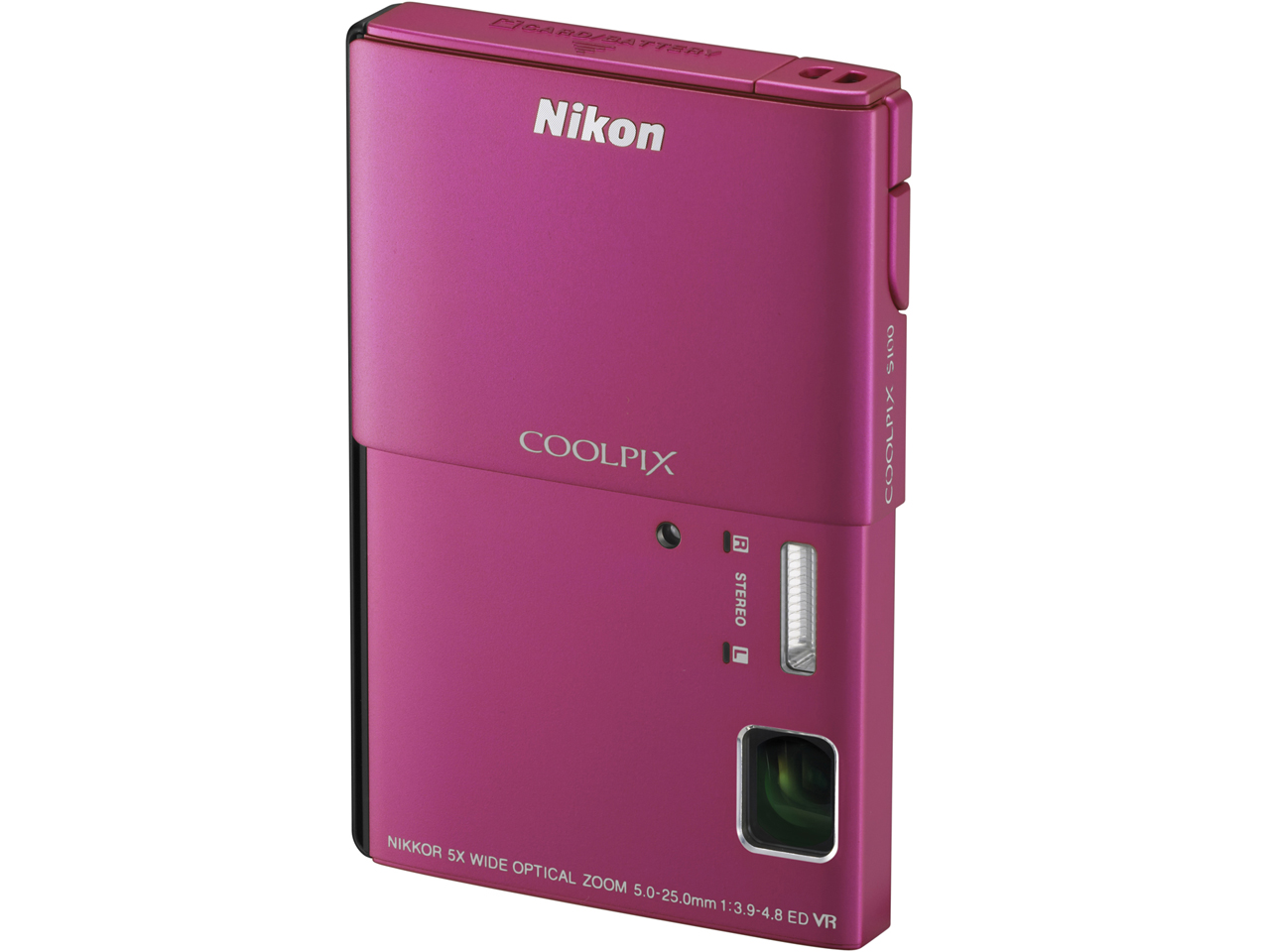 Nikon COOLPIX S100 ピンク タッチパネル コンデジ デジカメ ニコン