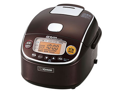 炊飯器 2022年 ZOJIRUSHI NP-RM05圧力IH ブラウン 象印 極め炊き NP